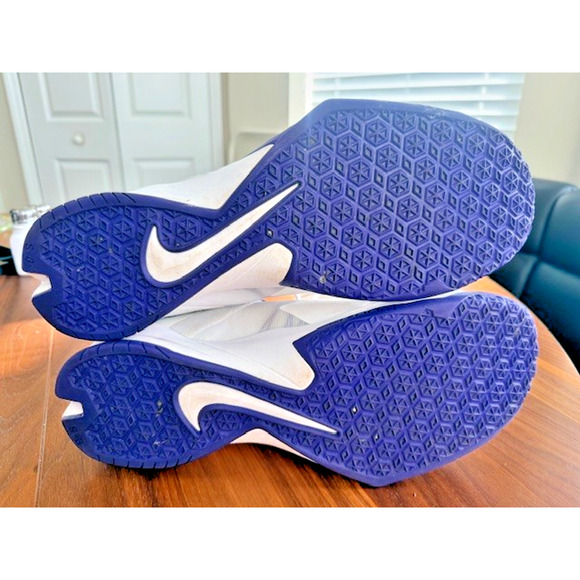 Nike Lebron Zoom VIII TB SIZE 16 White And Purple Sneakers Kicks 330/503 - Picture 16 of 16